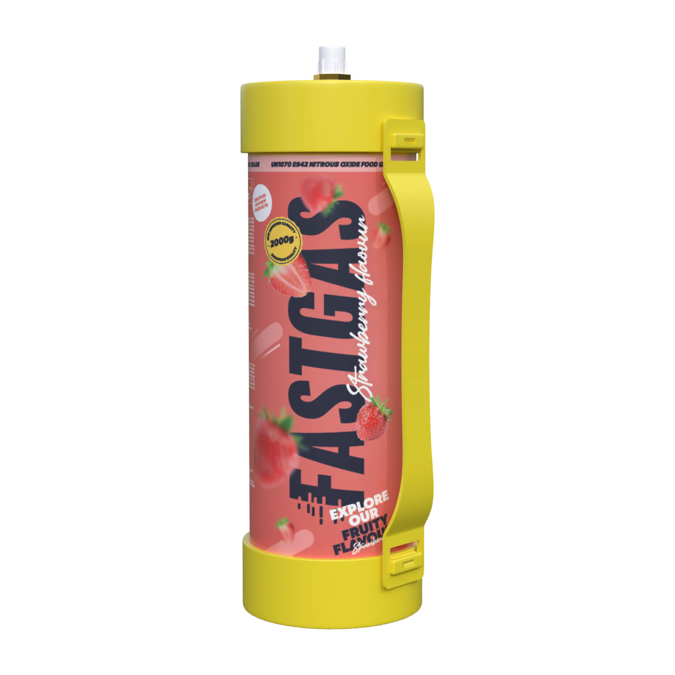 FastGas Strawberry Nitrous Oxide Cylinder 2000 grams