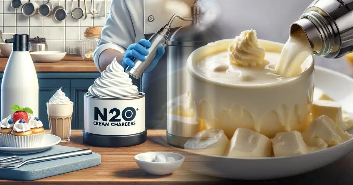 Avantages des cartouches de crème au protoxyde d’azote (N2O) : Amélioration des créations culinaires de manière efficace
