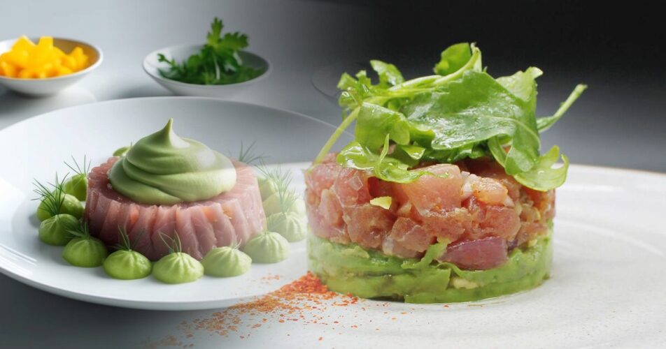 Receta de Tartar de Atún con Espuma de Aguacate: Una Delicia Gourmet