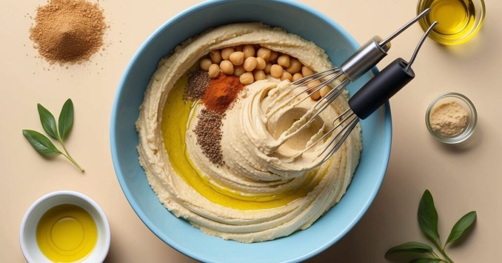 Essential Ingredients. of Whipped Hummus