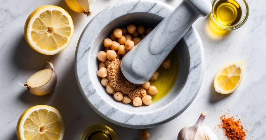 Preparing the Chickpeas