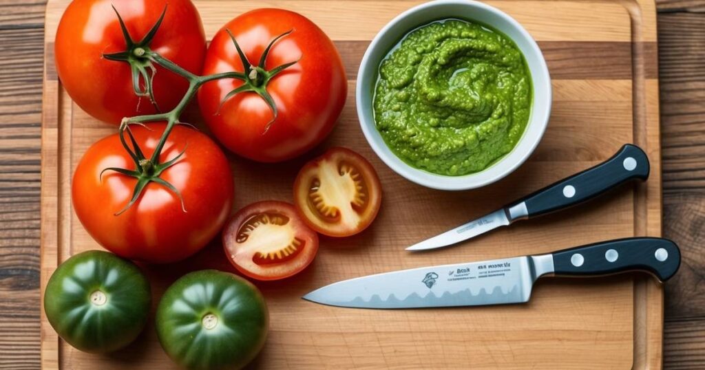 Preparación de los Tomates