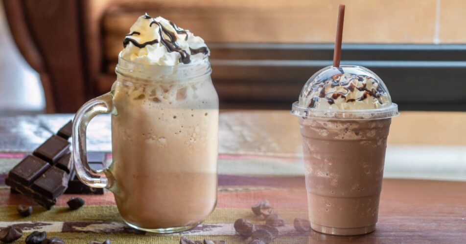 Dive into the Deliciously Creamy World of a Whipped Mocha Frappe