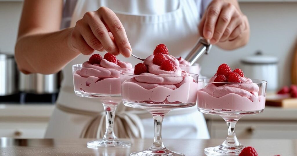 Comment préparer une mousse à la framboise