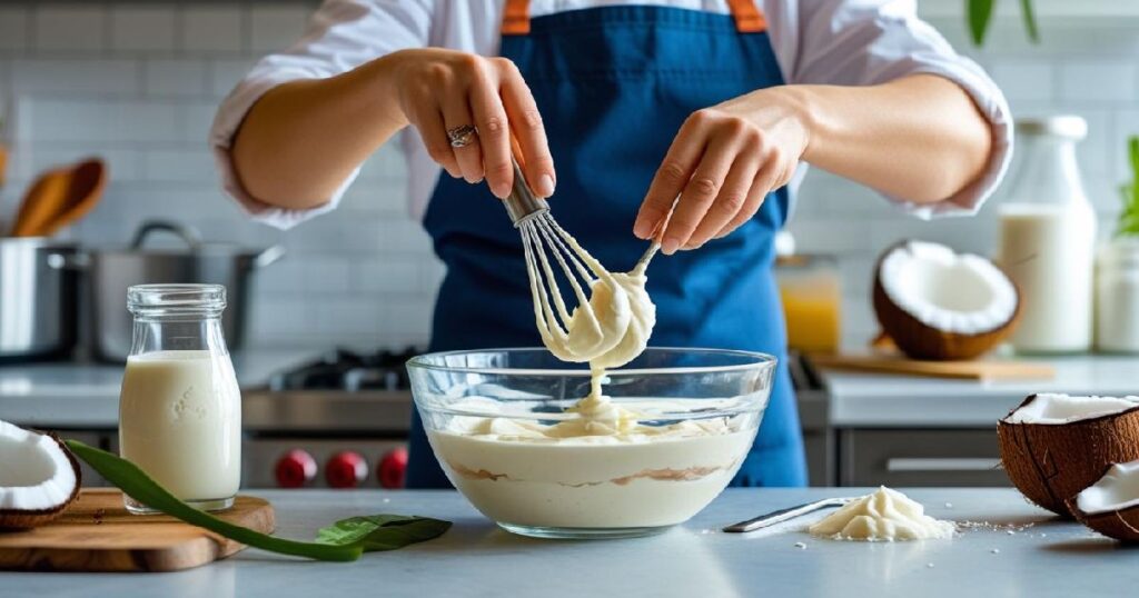Cómo Hacer Mousse de Coco Vegano