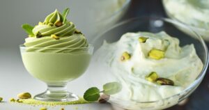 Receta de Mousse de Pistacho – Un Postre Rico, con Sabor Intenso y Cremoso Irresistible