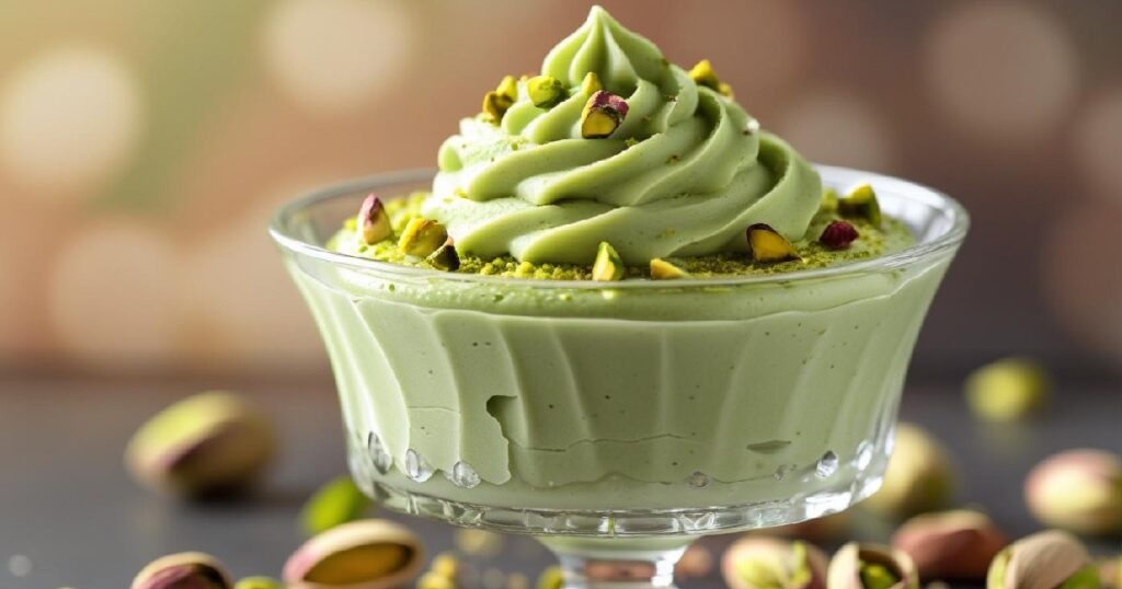 Por Qué Te Encantará Esta Mousse de Pistacho
