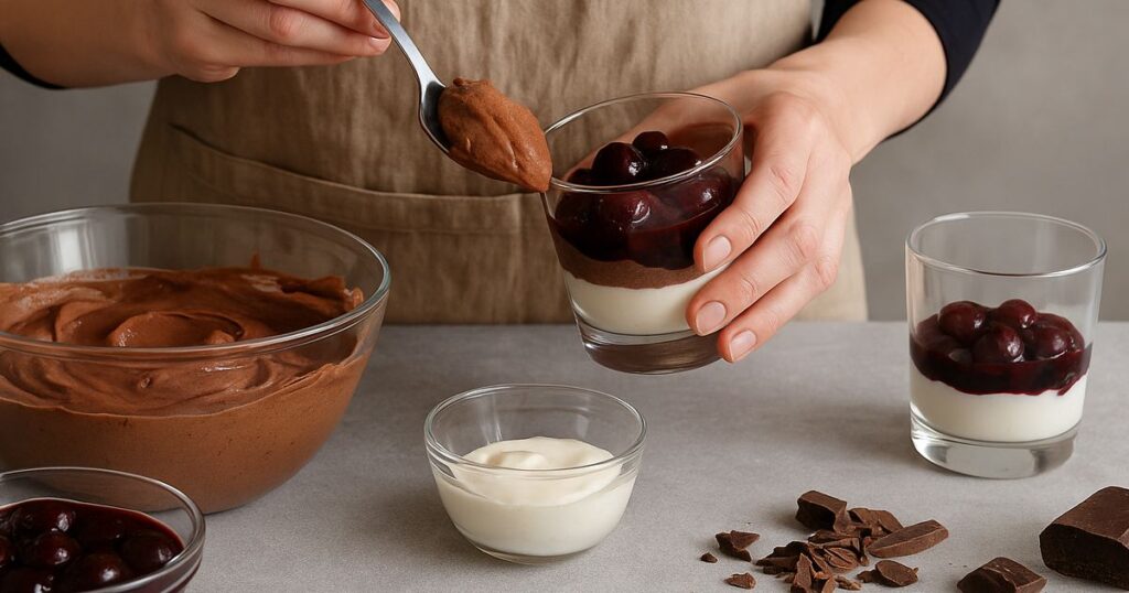 Step-by-Step Instructions Black Forest Mousse