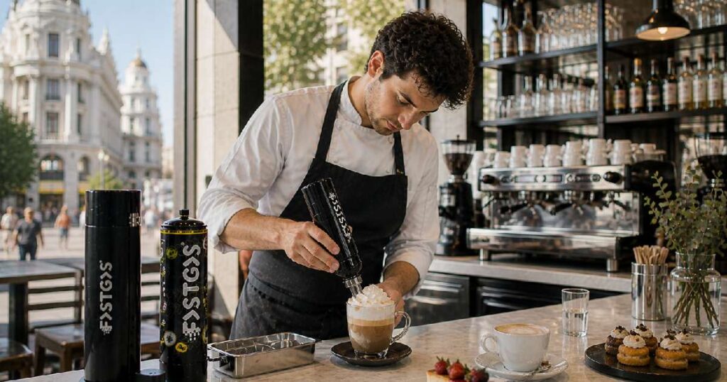 Entrega de Cargadores de Nata y Gas N₂O en Madrid