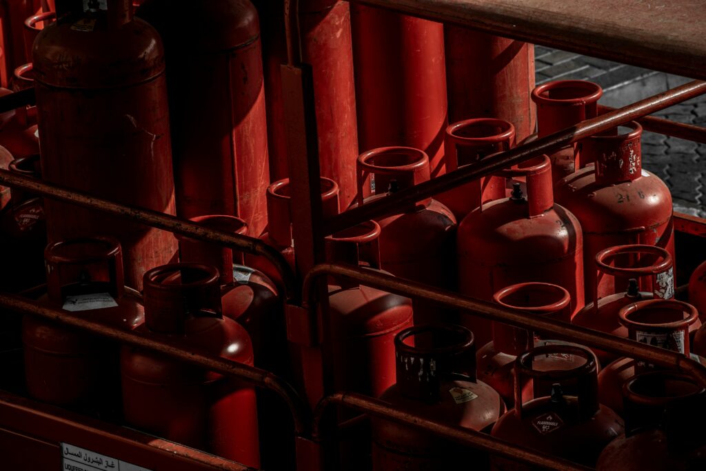 bouteilles de gaz